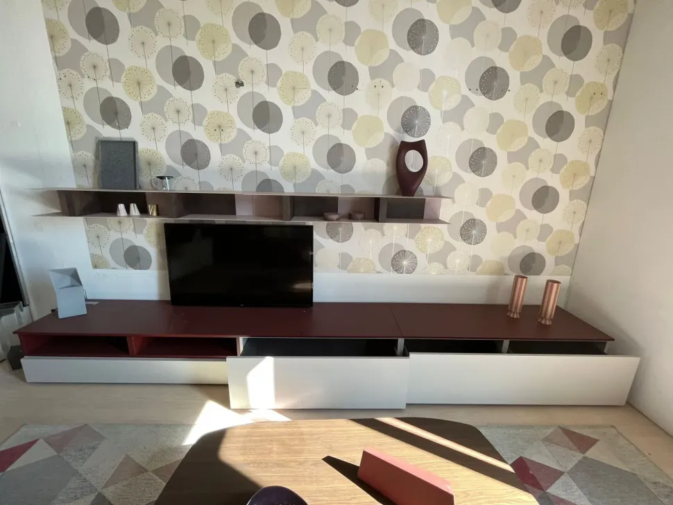 Parete attrezzata in stile moderno Manhattan di Calligaris in Offerta Outlet