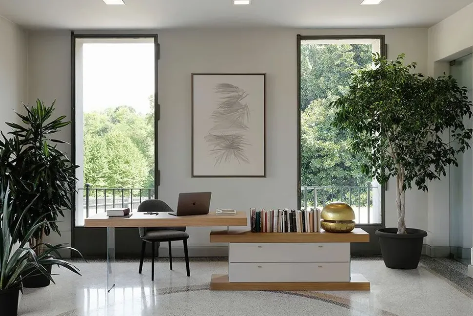 Parete attrezzata in stile design F2/fusion line 281 di Forme’s a prezzo Outlet