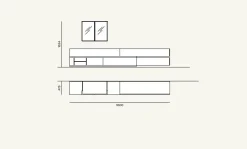 Parete attrezzata in stile design Day * di Orme in Offerta Outlet