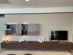 Parete attrezzata in stile moderna 36e8 di Lago in Offerta Outlet