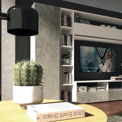 Parete attrezzata in stile moderno Lions linea velvet 101 di Collezione esclusiva in Offerta Outlet