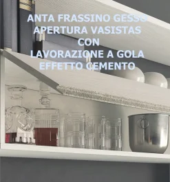 Parete attrezzata in stile moderno Lions linea velvet 101 di Collezione esclusiva in Offerta Outlet