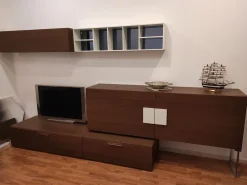 Parete attrezzata in stile moderno All di Md house a prezzo Outlet