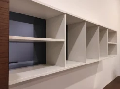 Parete attrezzata in stile moderno All di Md house a prezzo Outlet