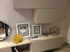 Parete attrezzata in stile moderno Artigianale in laccato opaco Offerta Outlet