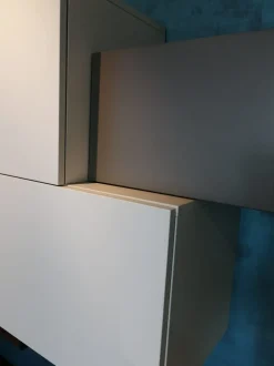 Parete attrezzata in stile moderno Sangiacomo in legno Offerta Outlet