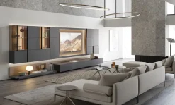 Parete attrezzata in stile design Martina di Artigianale in Offerta Outlet