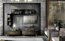 Parete attrezzata Incantevole cop. 05 del marchio Artigianale con uno sconto esclusivo