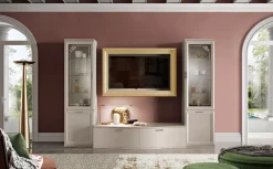 Parete attrezzata Jazz luxury composizione 139 del brand Gierre mobili con un ribasso esclusivo