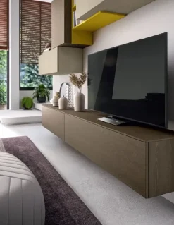 Parete attrezzata Kosmos 110 Moretti compact giorno notte in stile moderna a prezzo scontato