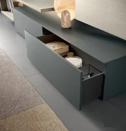 Parete attrezzata Kosmos 104 di Moretti compact giorno notte scontata del 25%