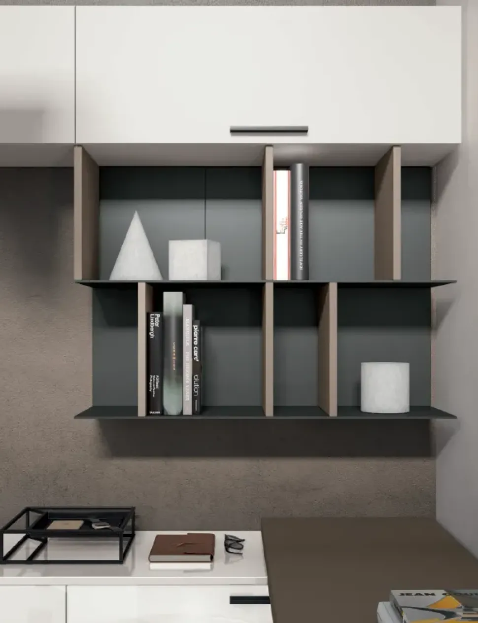 Parete attrezzata L109 Colombini casa in stile moderno a prezzo scontato