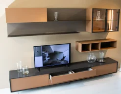 Parete attrezzata Lampo dell'azienda Sangiacomo con un ribasso esclusivo