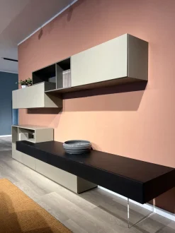 Parete attrezzata Lampo Sangiacomo in stile moderno a prezzo scontato