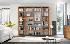 Parete attrezzata Libreria legno massello del marchio Mobilia web con uno sconto esclusivo