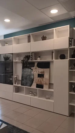 Parete attrezzata Libreria  di Colombini casa scontata del 50%