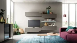 Parete attrezzata Light collection day Orme in stile design a prezzo scontato