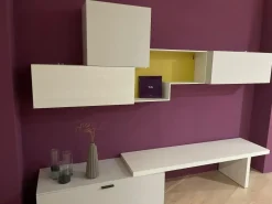 Parete attrezzata Light day comp.03 Orme in stile moderna a prezzo scontato