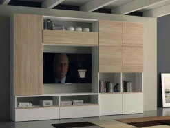 Parete attrezzata Lions linea oak 6  Collezione esclusiva in stile moderno a prezzo scontato