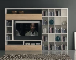 Parete attrezzata Lions linea oak 7  della marca Collezione esclusiva con uno sconto esclusivo