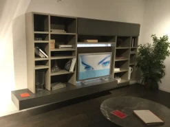 Parete attrezzata Living system del brand Novamobili con un ribasso esclusivo