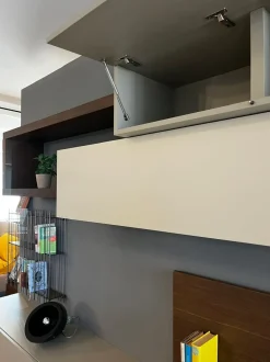 Parete attrezzata Living system lampo Sangiacomo in stile design a prezzo scontato