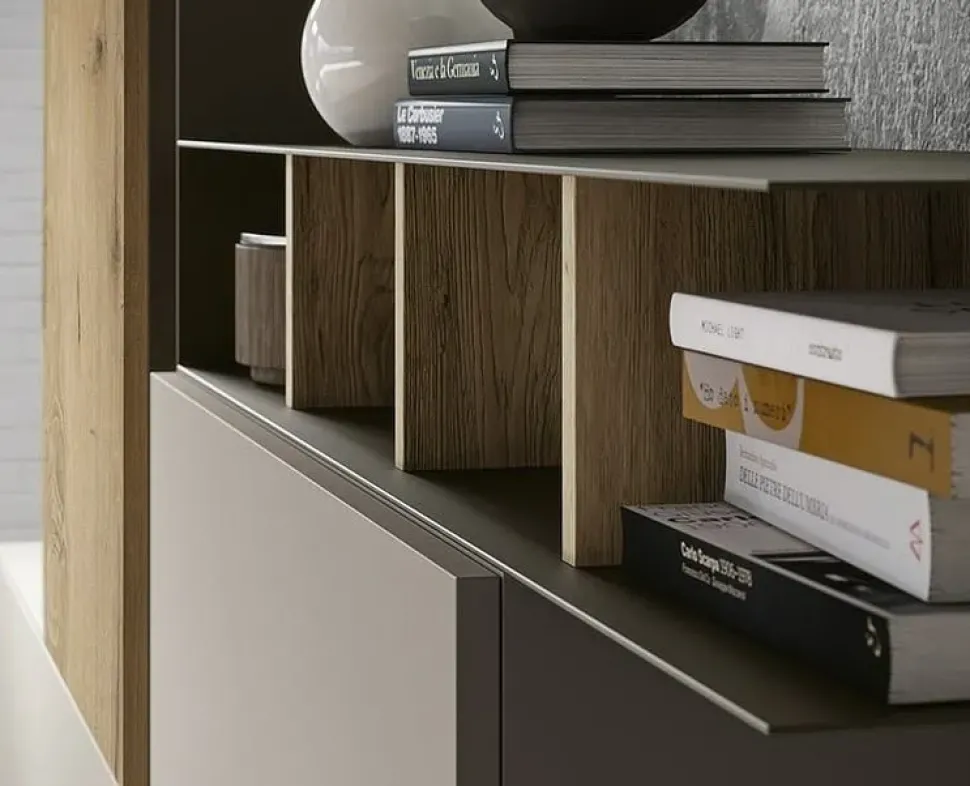 Parete attrezzata Lk08 dell'azienda Siloma con uno sconto esclusivo