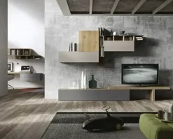 Parete attrezzata Lk08 siloma del marchio Siloma con uno sconto esclusivo