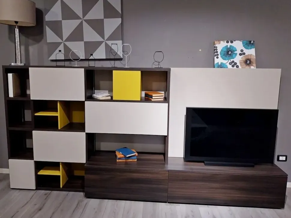 Parete attrezzata Luce di Febal in OFFERTA OUTLET