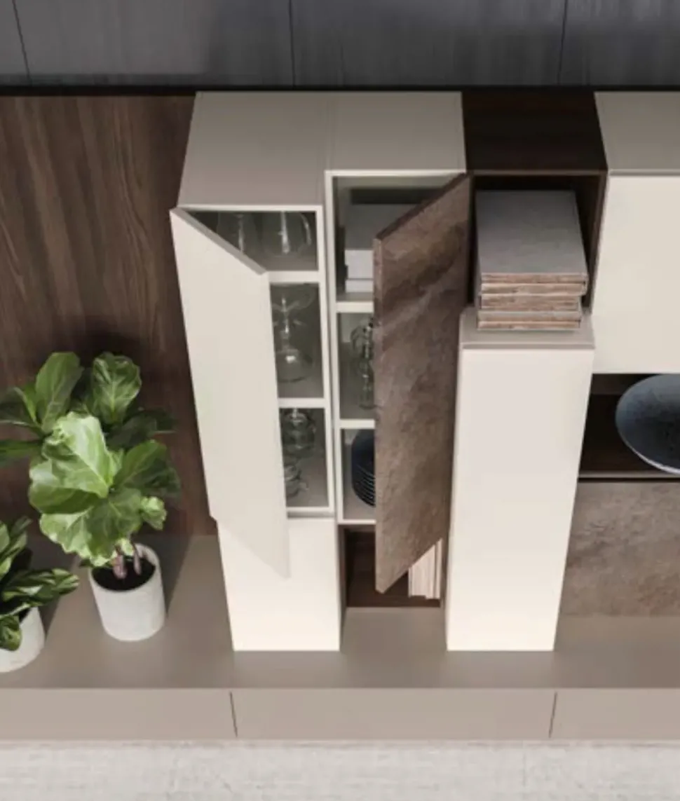 Parete attrezzata M10 di Marka in OFFERTA OUTLET