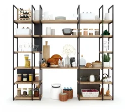 Parete attrezzata Md work in metallo in Offerta Outlet