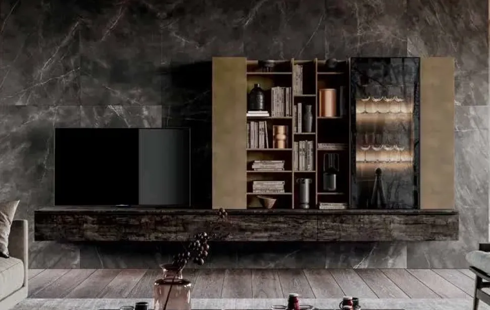 Parete attrezzata Mito 5.0 - qsm614 di Imab scontata del 50%