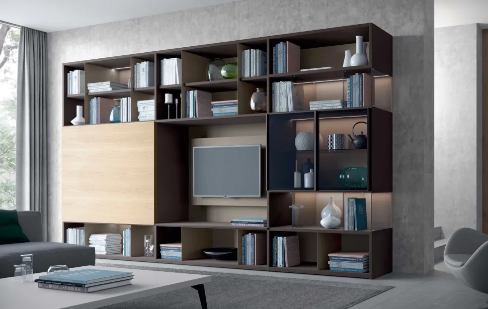 Parete attrezzata Mood 5 di Astor mobili scontata del 37%