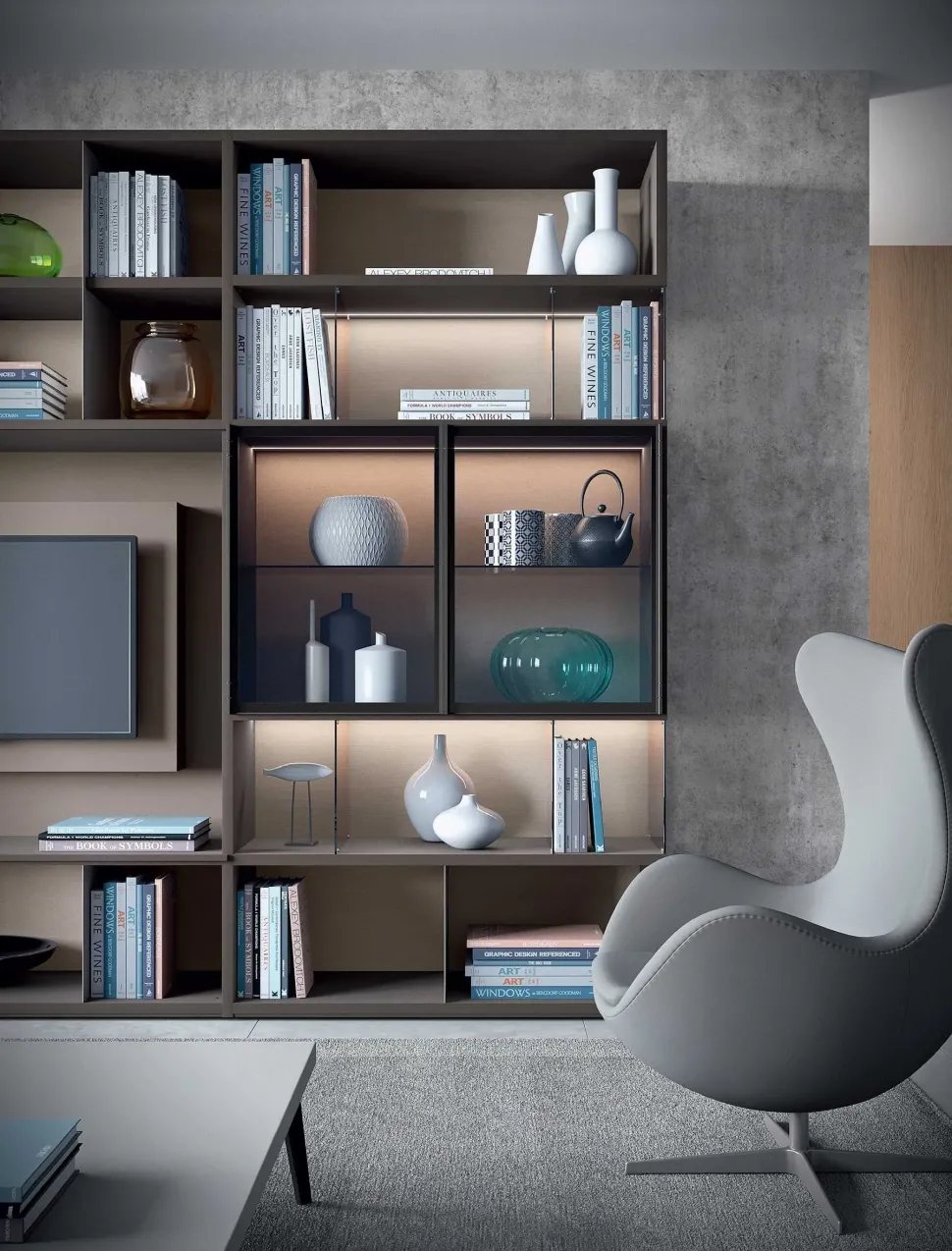 Parete attrezzata Mood 5 di Astor mobili scontata del 37%