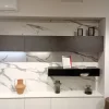 Parete attrezzata Motus living Scavolini in stile moderna a prezzo ribassato