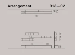 Parete attrezzata Novamobili Box b18-02 PREZZI OUTLET