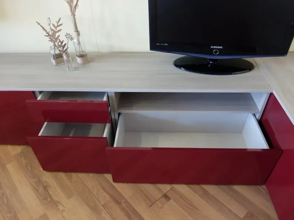 Parete attrezzata One day Siloma in stile moderno a prezzo scontato