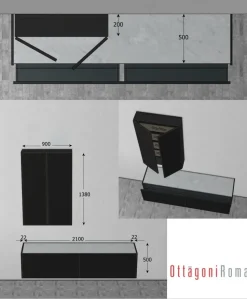 Parete attrezzata Parete dressup dell'azienda Cesar con uno sconto esclusivo