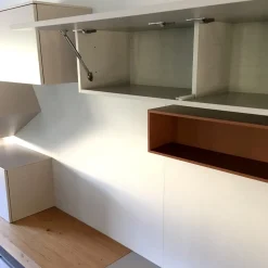 Parete attrezzata Parete soggiono santa lucia decorativo e legno nodato di Santalucia in OFFERTA OUTLET