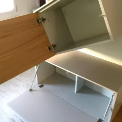 Parete attrezzata Parete soggiono santa lucia decorativo e legno nodato di Santalucia in OFFERTA OUTLET