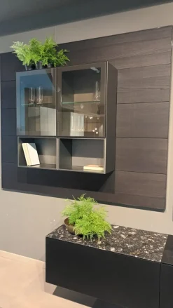 Parete attrezzata Parete soggiorno quid Poliform in stile moderna a prezzo ribassato