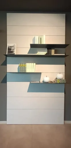 Parete attrezzata Parete boiserie lampo Sangiacomo in stile moderna a prezzo scontato