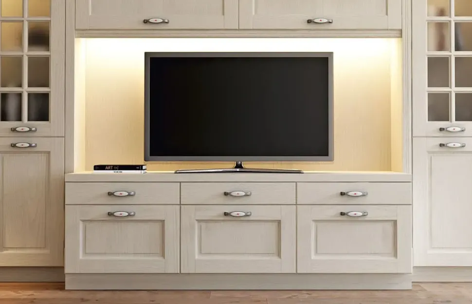 Parete attrezzata Parete attrezzata modello asolo di Arredo3 scontata del 50%