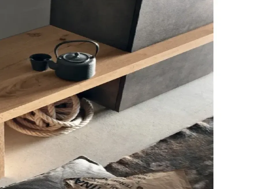 Parete attrezzata Parete attrezzata industrial Nuovi mondi collection in stile moderna a prezzo scontato