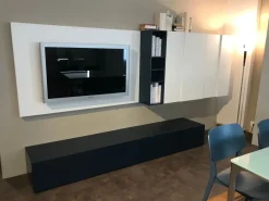 Parete attrezzata Parete tv jesse Jesse in stile design a prezzo ribassato