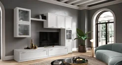 Parete attrezzata Parete attrezzata modello jazz 142 di Gierre mobili scontata del 40%