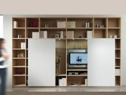 Parete attrezzata Parete-attrezzata mod.delo in tamburato scontata del 30% della marca F.lli elli con un ribasso esclusivo