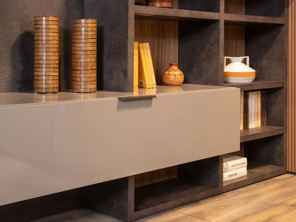 Parete attrezzata Plan 39 outlet della marca Diotti.com con un ribasso esclusivo