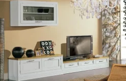 Parete attrezzata Provenzale dell'azienda Fratelli mirandola con uno sconto esclusivo