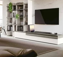 Parete attrezzata Qmc017 Imab in stile moderna a prezzo scontato